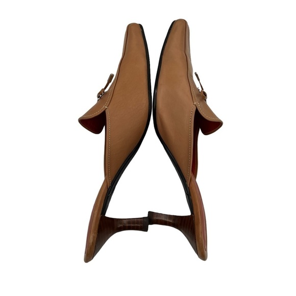 VANELI Brown Pointed Toe Slip On Bow Pump Heels Size 9 Women’s - Picture 6 of 9